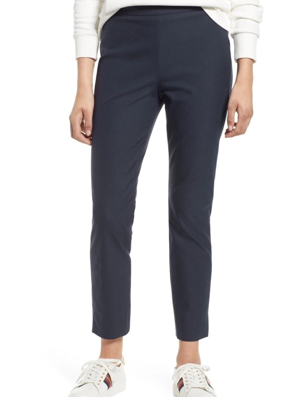 1901 Nordstrom Ankle Skinny Pants in navy blue